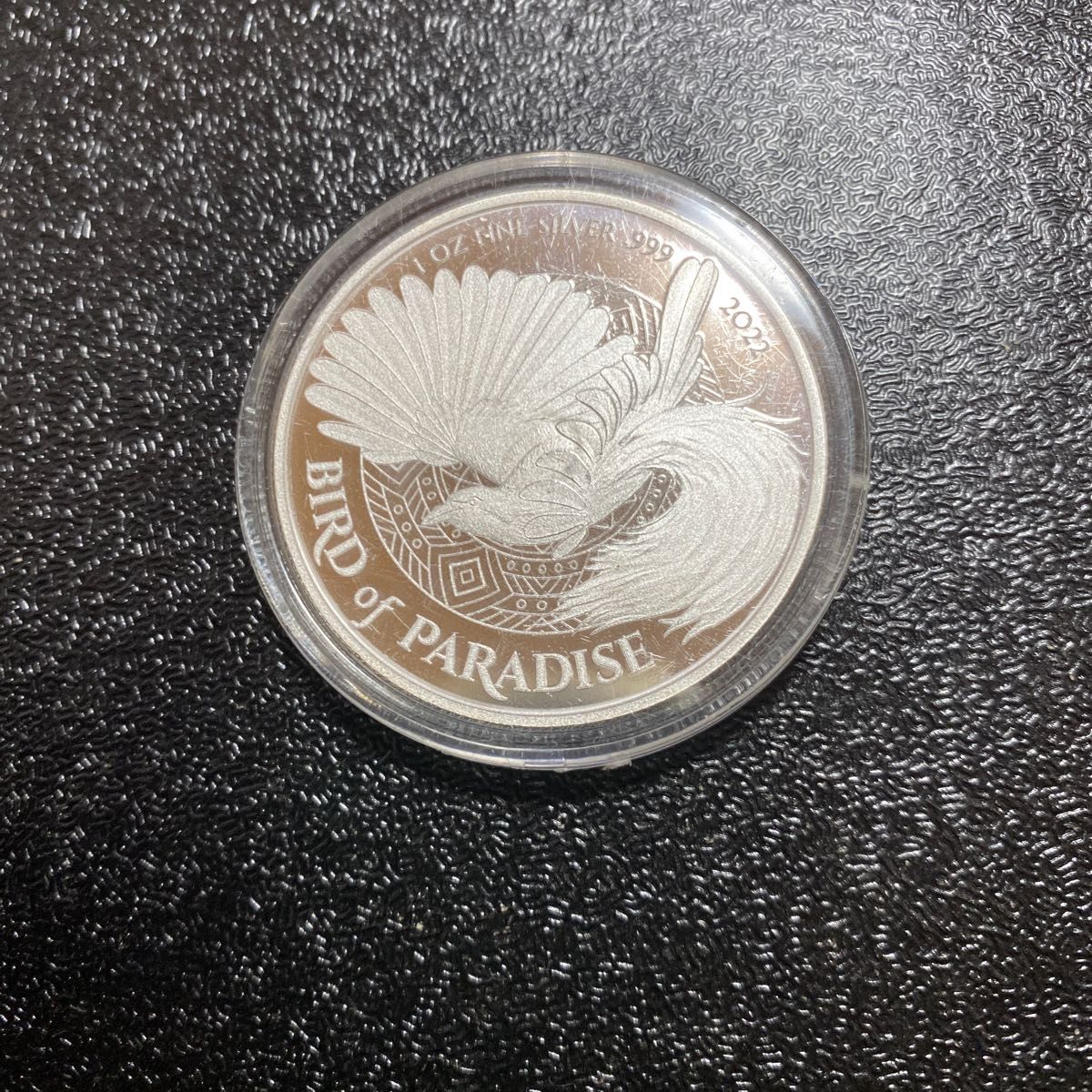銀貨　99.9% 純銀　シルバー　パプアニューギニア　極楽鳥　銀貨　パラダイスバード　Papua New Guinea 2022