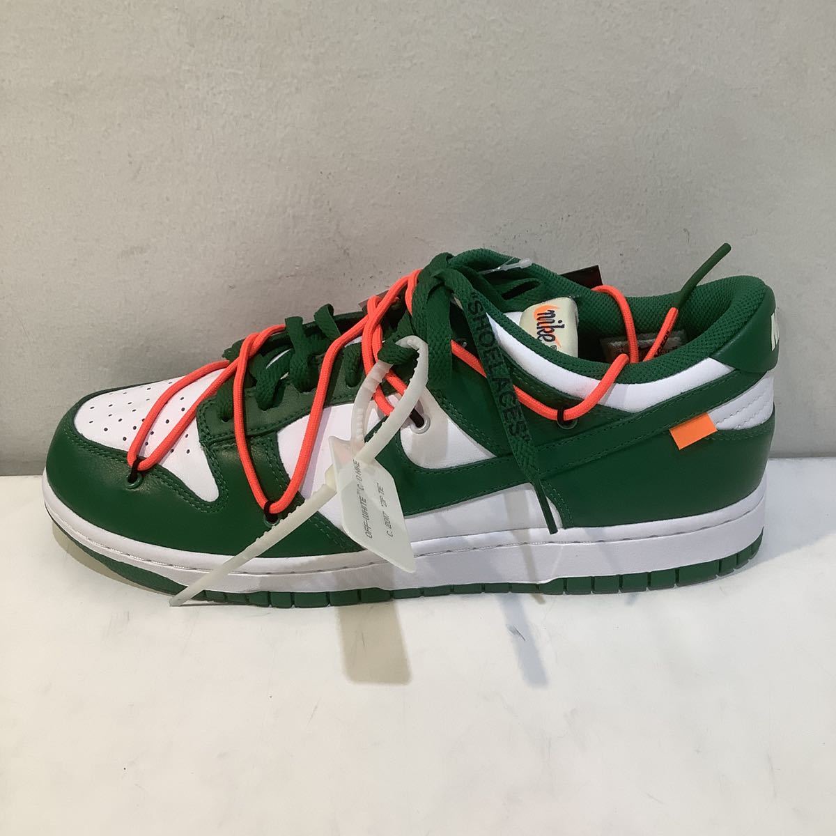 NIKE ナイキ CT0856-100 OFF-WHITE Dunk Low White/Pine-Green オフホワイト ダンク ロー ホワイト パイン グリーン サイズ29cm 601842_画像7