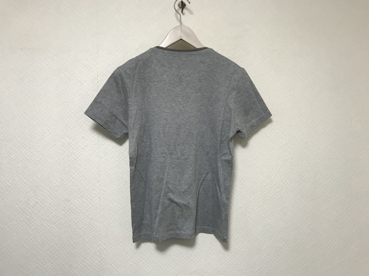 本物アルチザンARTISANコットンレイヤードririリリジップ半袖TシャツメンズアメカジサーフミリタリービジネスグレーS_画像4