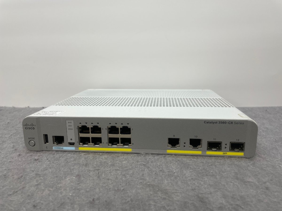 CISCO】Catalyst 3560-CXシリーズ WS-C3560CX-8TC-S V04 初期化済 Ver