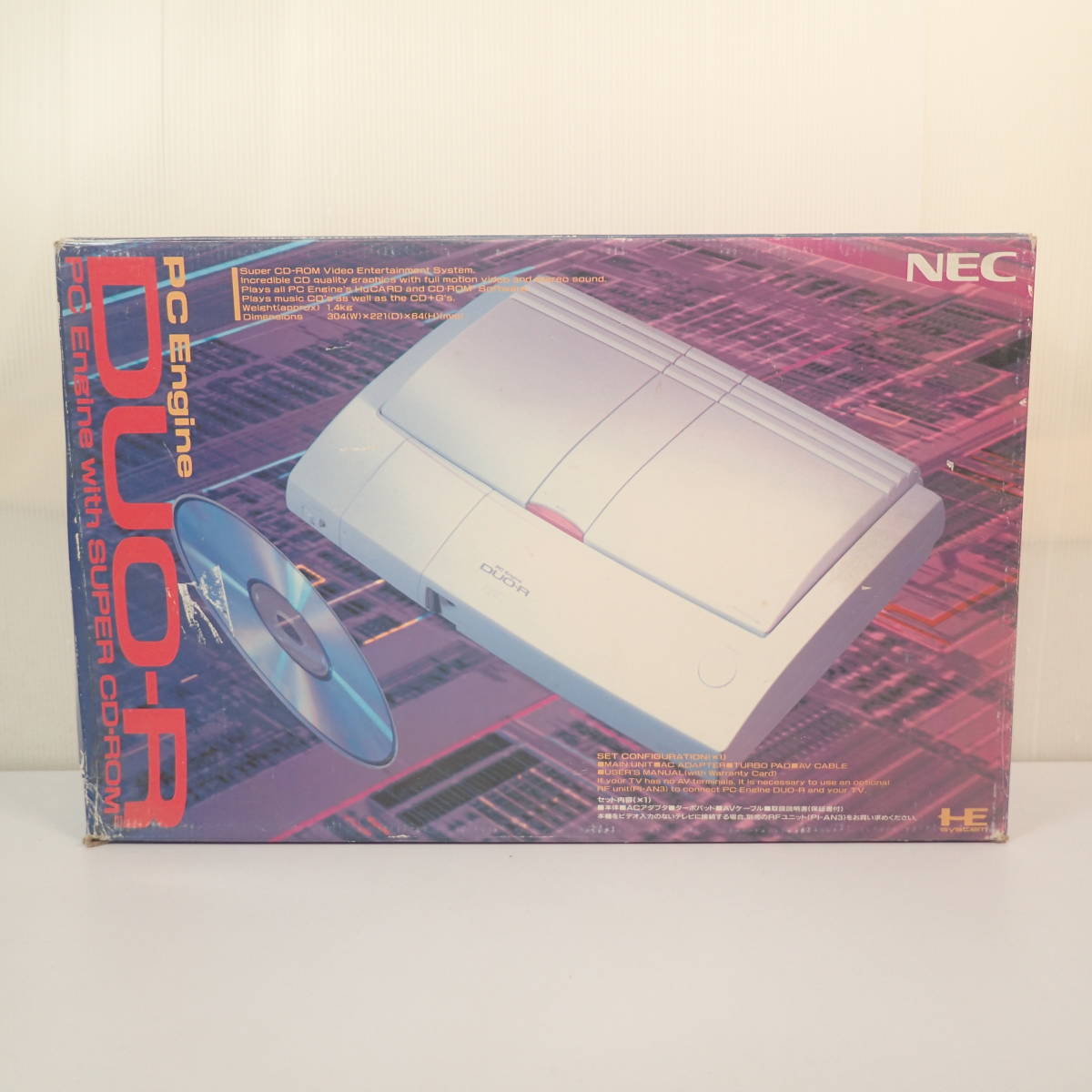 ジャンク PCエンジン DUO-R 本体 ACアダプター AVケーブル