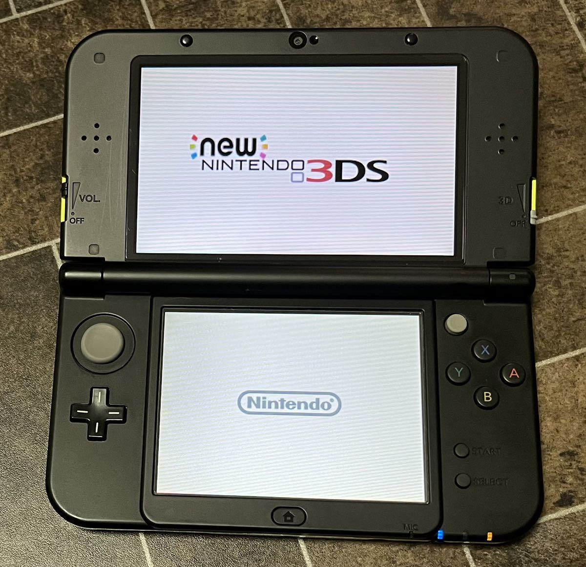 任天堂 Nintendo Newニンテンドー3DS LL 本体 ライム ブラック