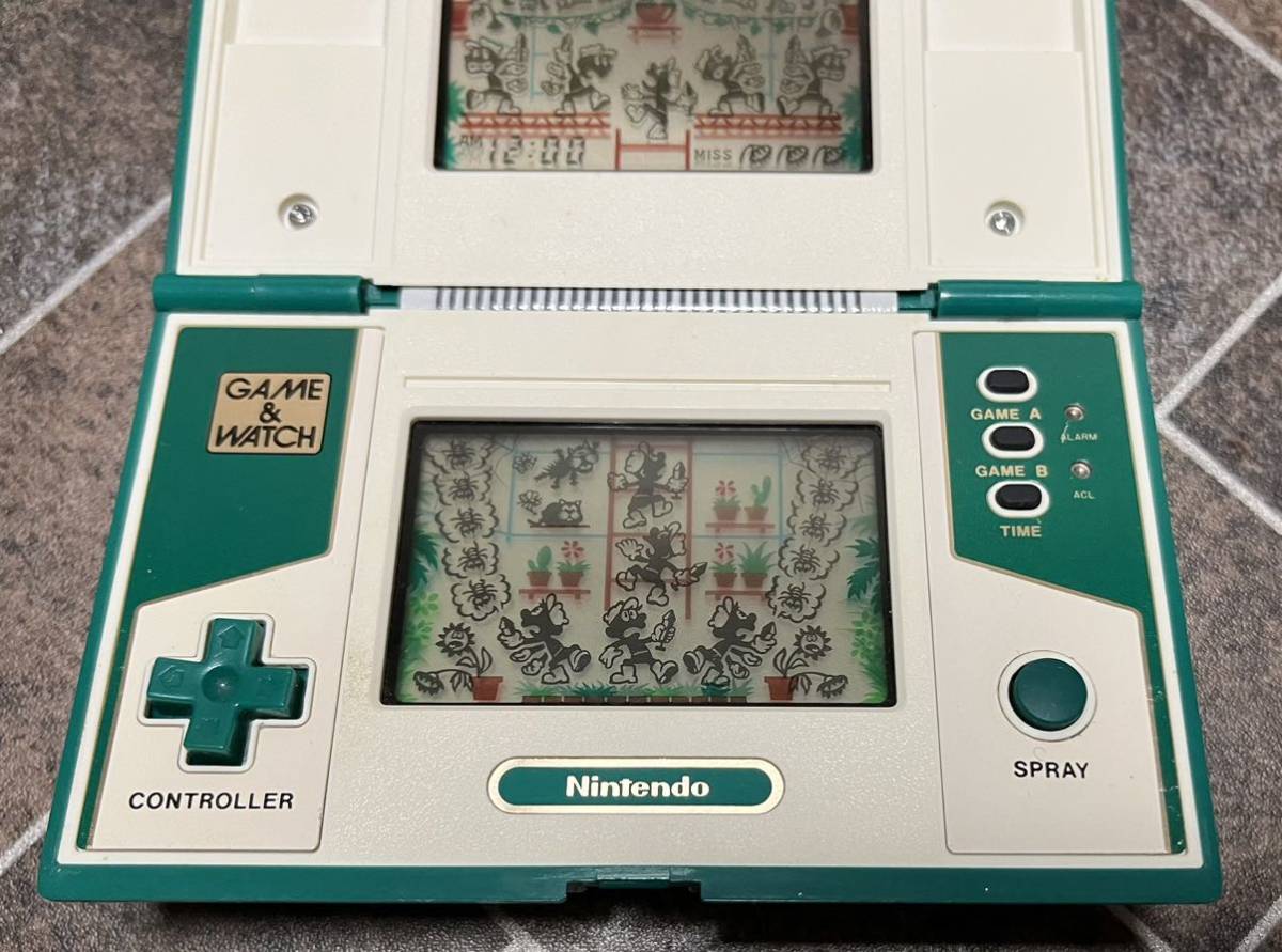 任天堂 NINTENDO ニンテンドー ゲームウォッチ グリーンハウス