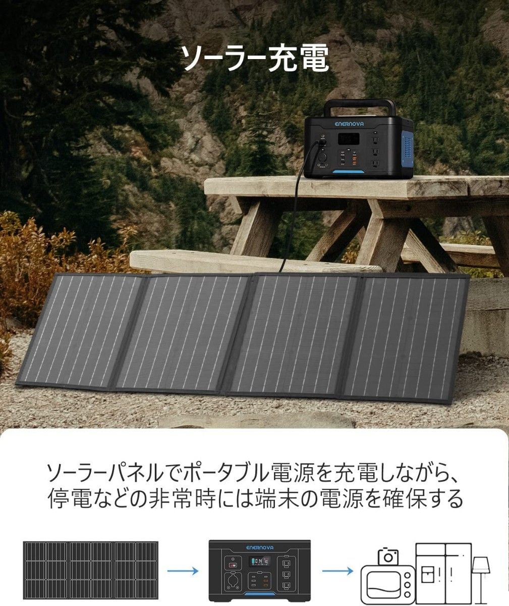 新品 Enernova ポータブル電源 大容量 1166Wh 324000mAh 純正弦波