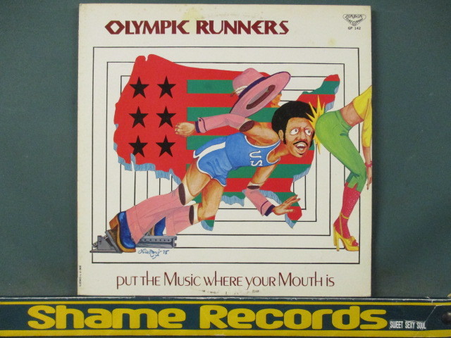 Olympic Runners ： Put The Music Where Your Mouth Is /LP /ドラムブレイク!!/ 5点で送料無料_画像1
