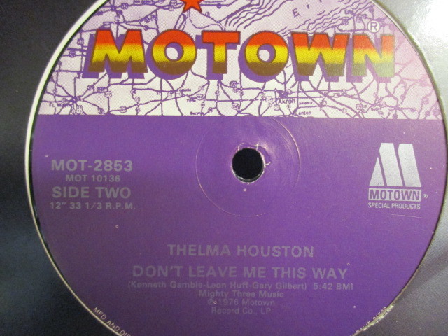 ★ The Originals ： Down To Love Town 12'' ☆ c/w Thelma Houston - Don't Leave Me This Way (( 落札5点で送料当方負担_画像3