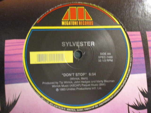 ★ Sylvester ： Do Ya Wanna Funk 12'' ☆ c/w Don't Stop (( 落札5点で送料当方負担_画像2
