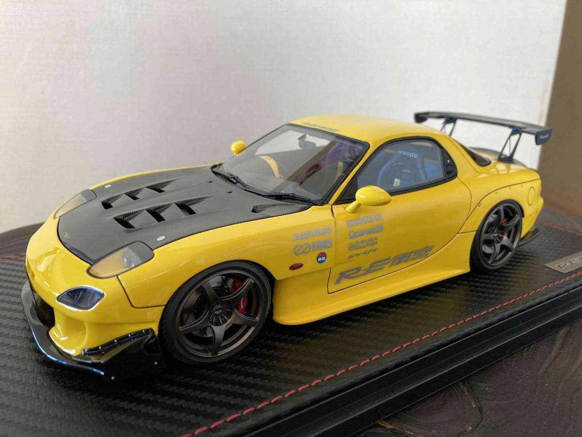 【土日はクーポン利用可】★オンライン限定品★1/18 Mazda RX-7 FD3S RE雨宮★ignition model イグニッションモデル IG1048★頭文字D_画像2