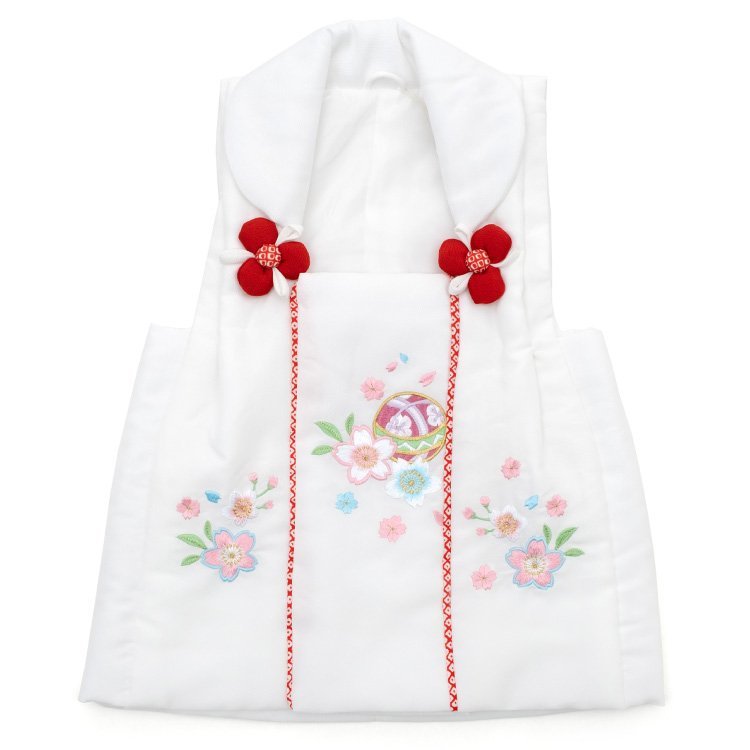 * кимоно Town * "Семь, пять, три" 3 лет . ткань пальто одиночный товар девочка цветок .. белый цветочный принт ...hifu-00016