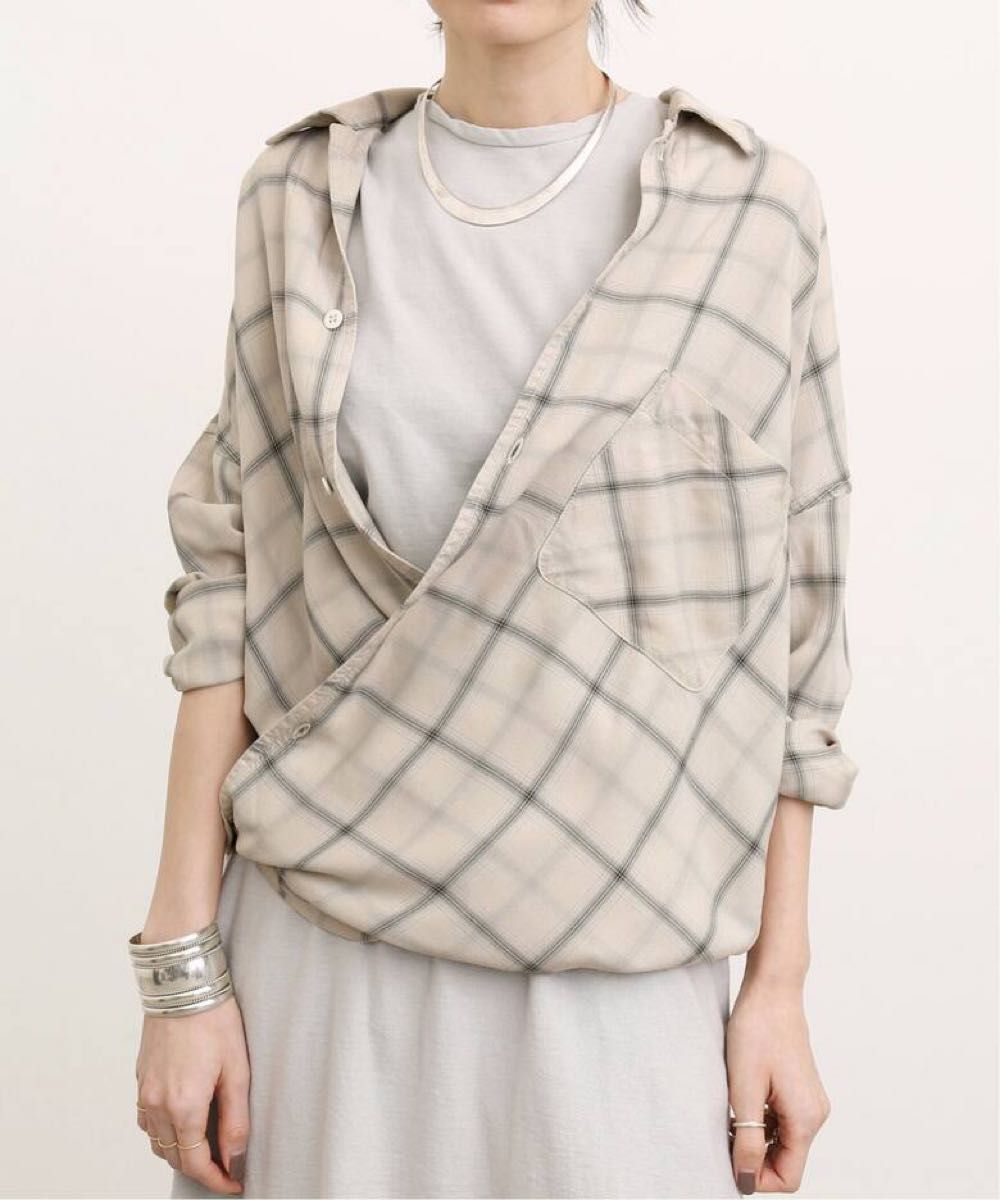 【REMI RELIEF/レミレリーフ】CHECK 2WAY SHIRT L'Appartement アパルトモン