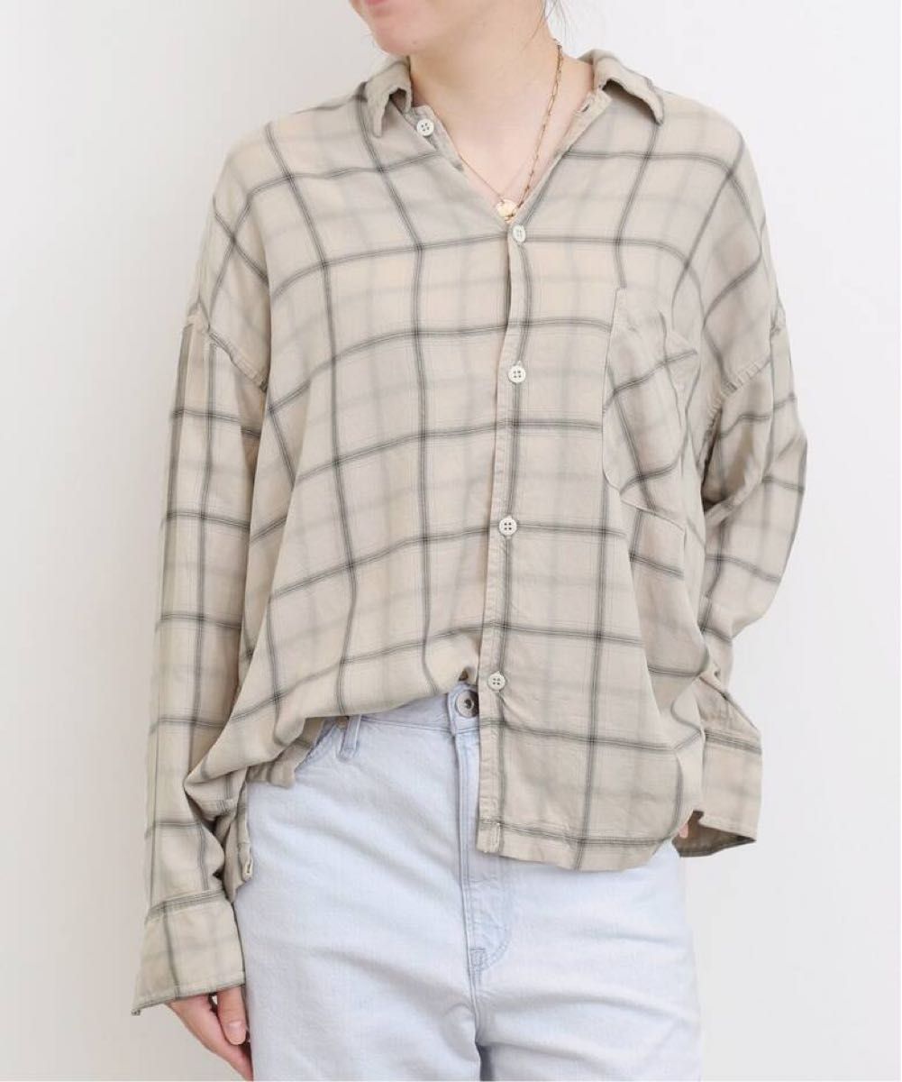 REMI RELIEF/レミレリーフ】CHECK 2WAY SHIRT L'Appartement REMI RELIEF/レミレリーフ】CHECK 2WAY SHIRT L'Appartement