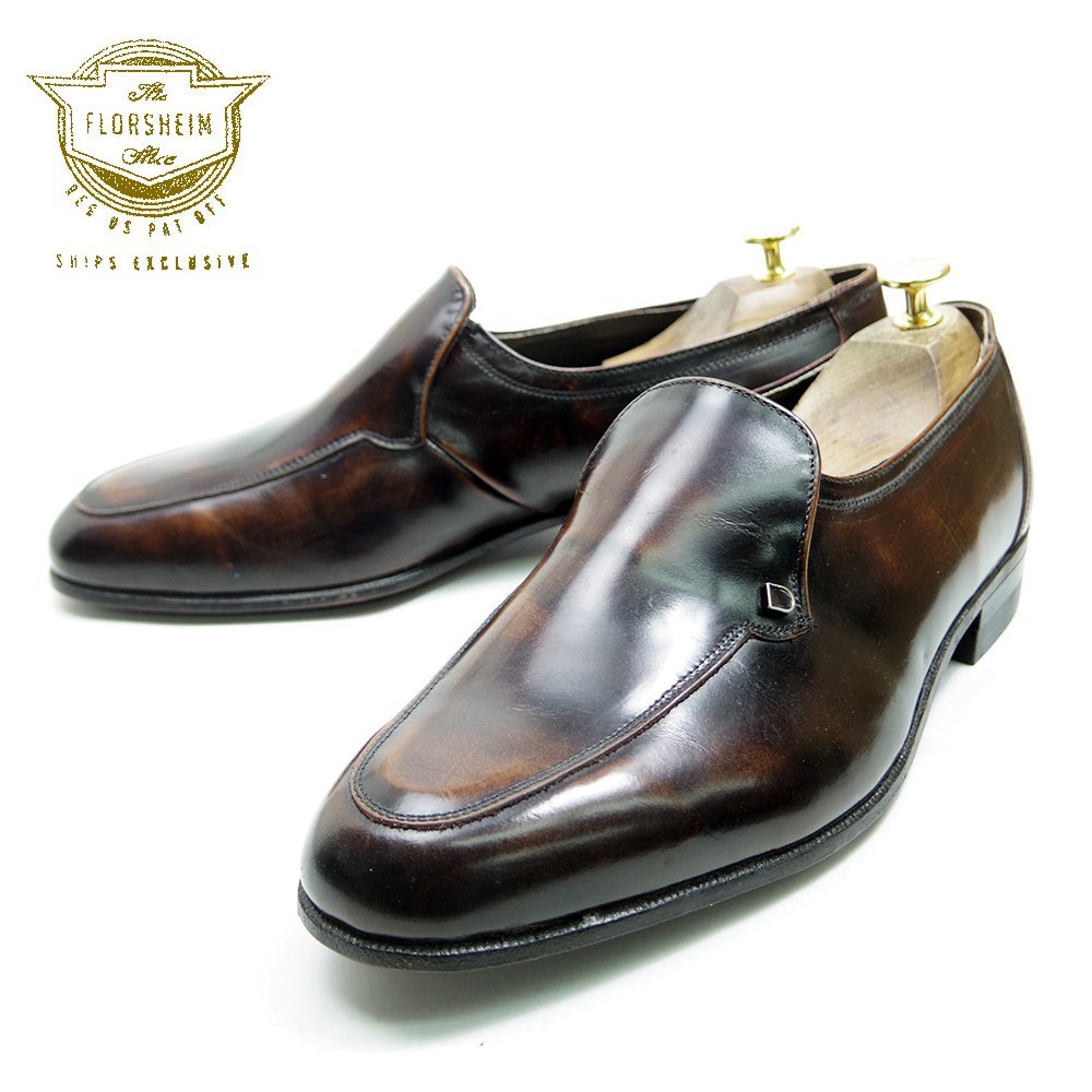 驚きの値段 超美品 9-1/2表記 28cm相当 FLORSHEIM フローシャイム スリッポンローファー カナダ製 /U8294 28.0cm 驚きの値段 超美品 9-1/2表記 28cm相当 FLORSHEIM フローシャイム スリッポンローファー カナダ製 /U8294 28.0cm