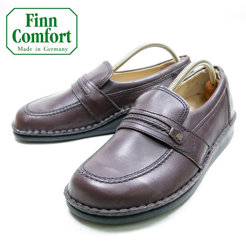 未使用　43表記　26.5cm相当　Finn Comfort フィンコンフォート　外反母趾　コンフォートシューズ　医師が認める靴　ローファー/U8349