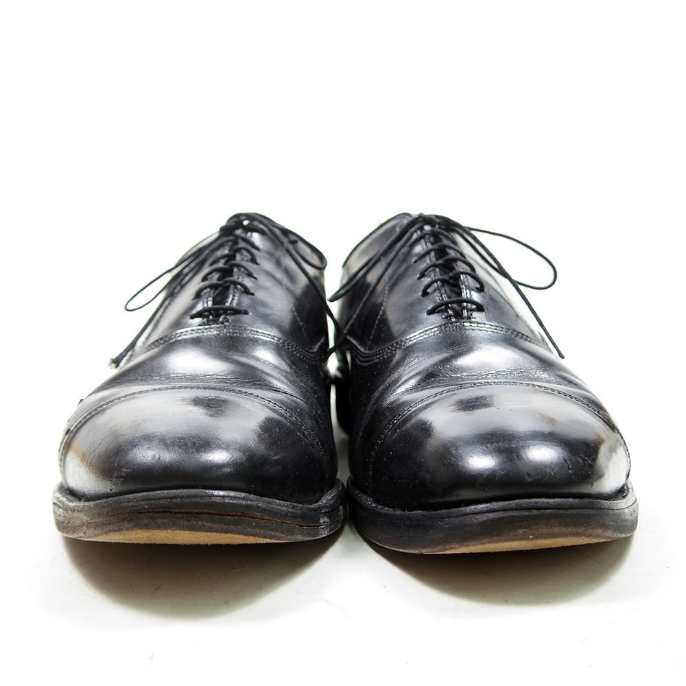 11D 29cm相当　Allen Edmonds Park Avenue　アレンエドモンズ パークアベニュー　キャップトゥ　USA製　内羽根　革靴　黒　/U8450_画像3