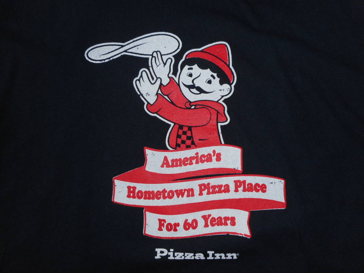 旧ロゴ PIZZA INN ピザ イン アメリカ USA テキサス レストラン Tシャツ マクドナルド バーガーキング ハンバーガー ドミノピザ ピザハットの画像3