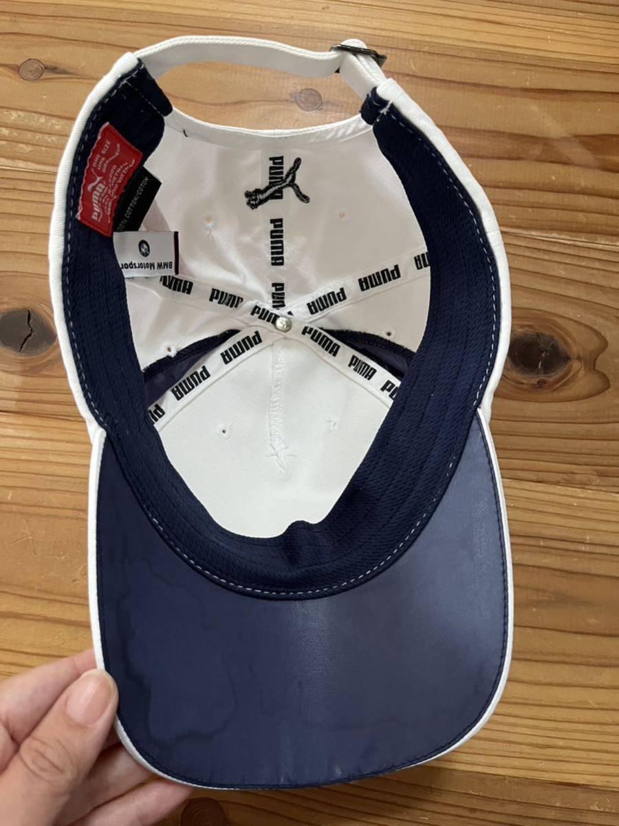 BMW × puma プーマ コラボ キャップ 帽子 白 ホワイト ビーエム