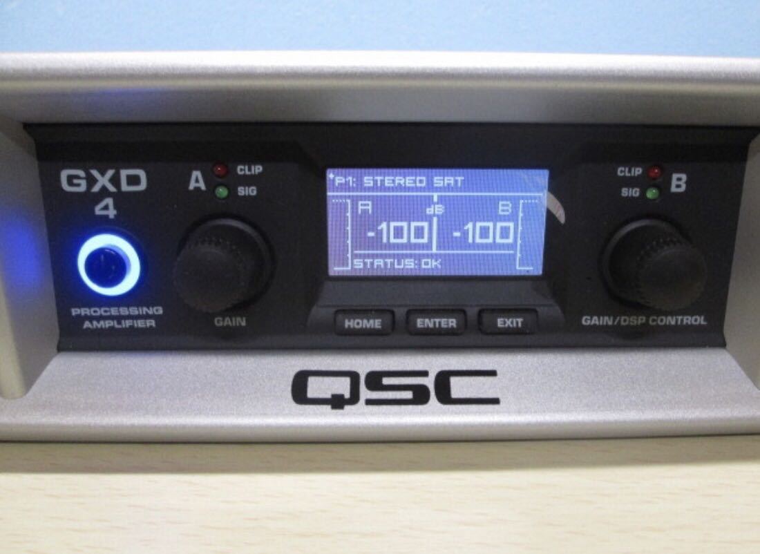 QSC GXD4 ステレオ パワーアンプ 使用少 | transparencia.coronango.gob.mx