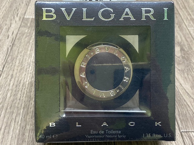 B 未使用品ブルガリ BVLGARI ブラック BLACK オードトワレ