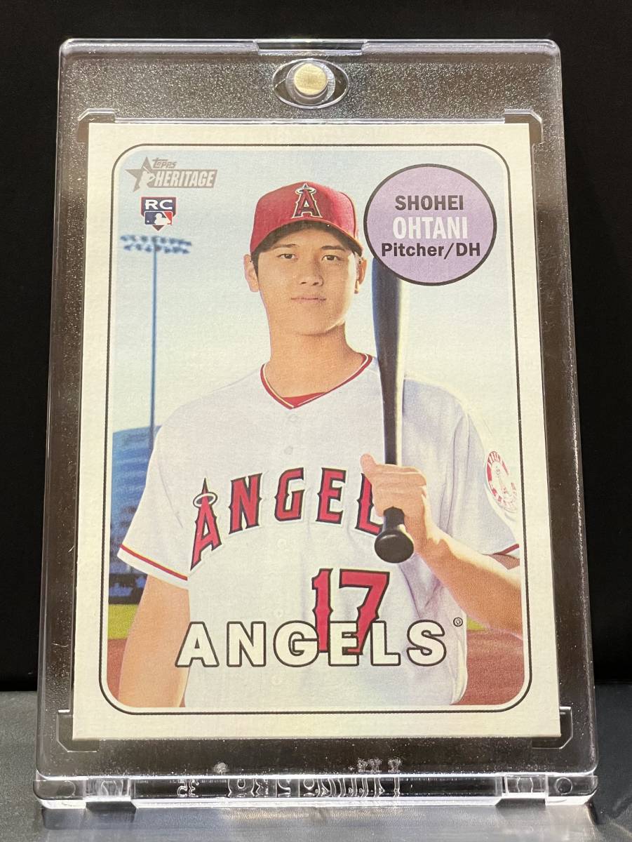 大谷翔平 2018 Topps Heritage High Number Rookie Card Team Color