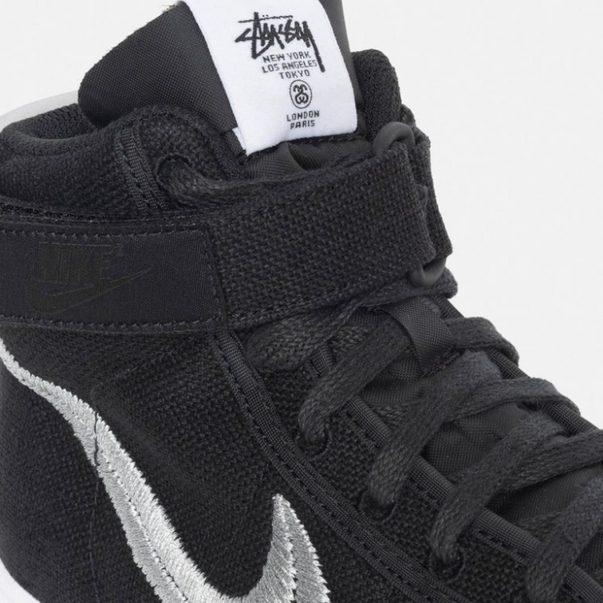 Stussy × Nike Vandal High "Black"