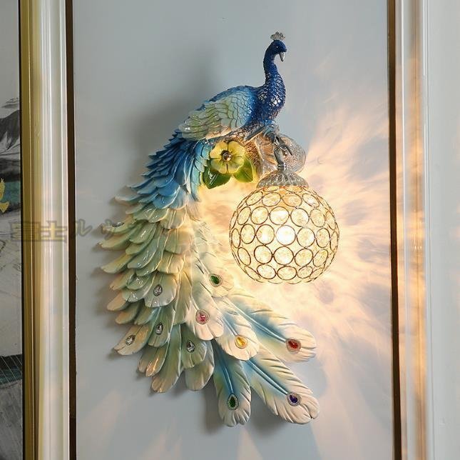 いいスタイル 孔雀 青色 芸術品 鳥 高級照明 壁掛け灯 インテリア照明 壁掛け灯 壁掛け照明 動物 洋風 いいスタイル 孔雀 青色 芸術品 鳥 高級照明 壁掛け灯 インテリア照明 壁掛け灯 壁掛け照明 動物 洋風