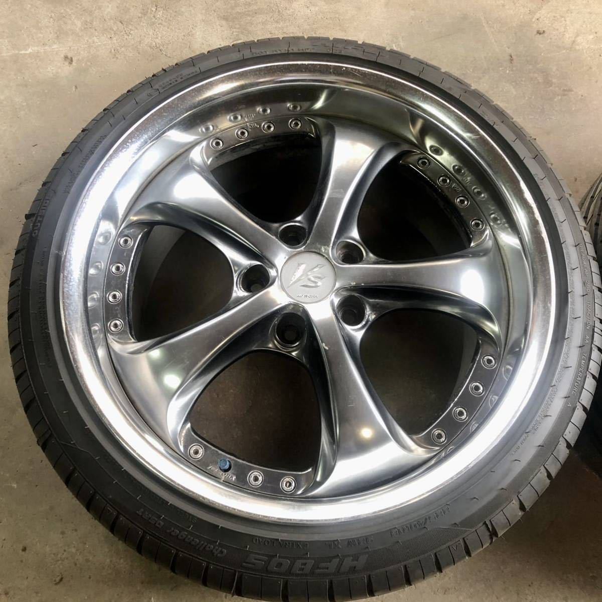 ☆絶版☆希少☆ VSKF 18インチ 9J +45 PCD114.3 リム幅 7mm work vs