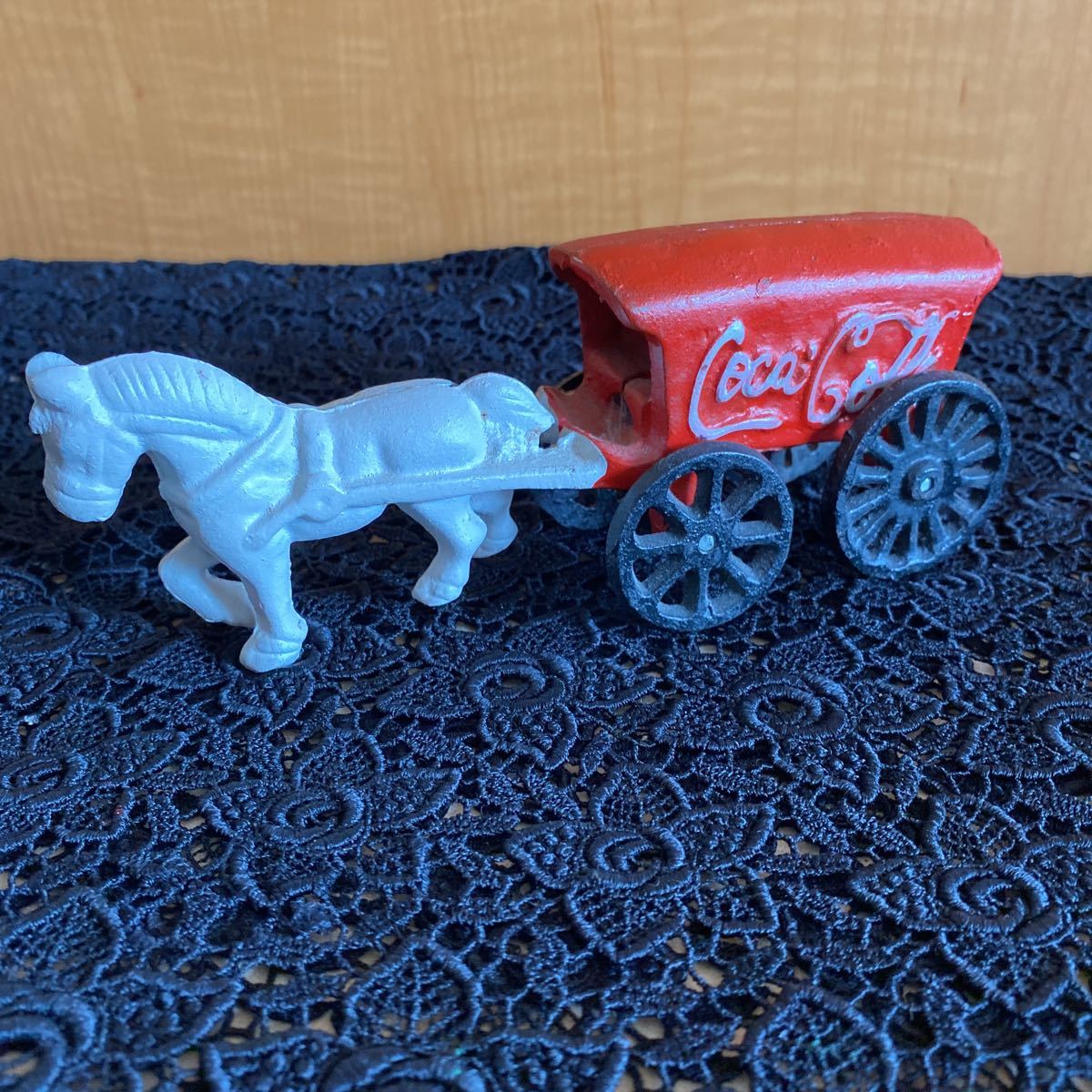 コカコーラ 荷馬車 鋳鉄製 Coca Cola Cast Iron Wagon アンティーク