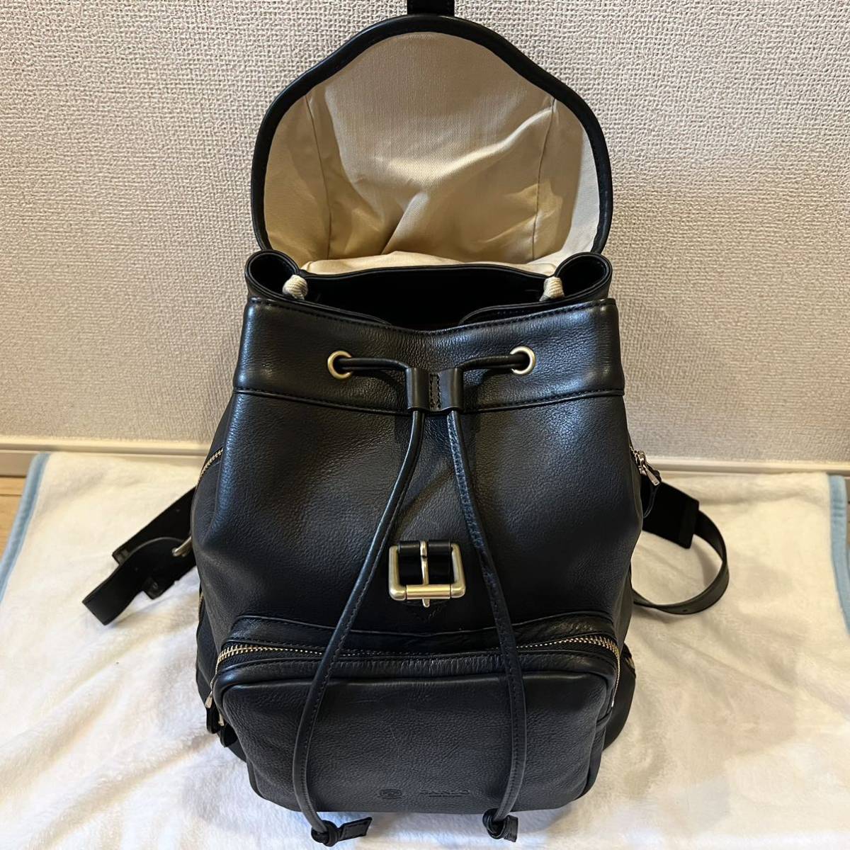 美品】GANZO ガンゾ リュック 7QSーH バックパック 男女兼用 ユニ