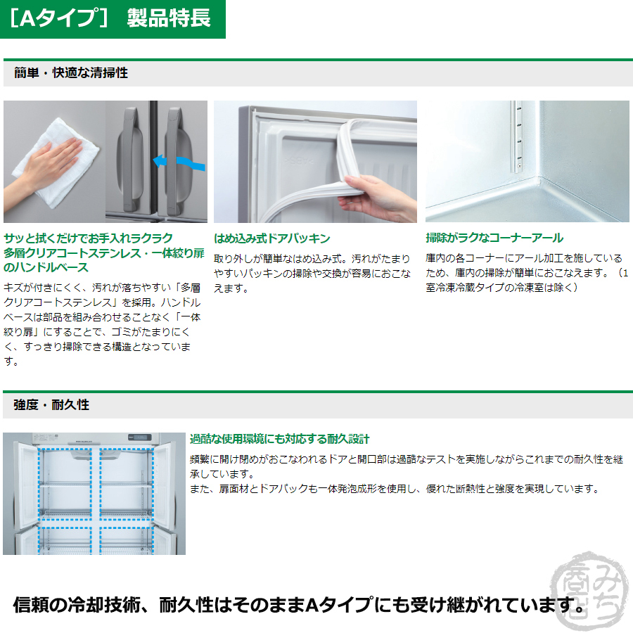 HR-150AT-1-6D ホシザキ 縦型 6ドア 冷蔵庫 100V インバーター制御搭載_画像4