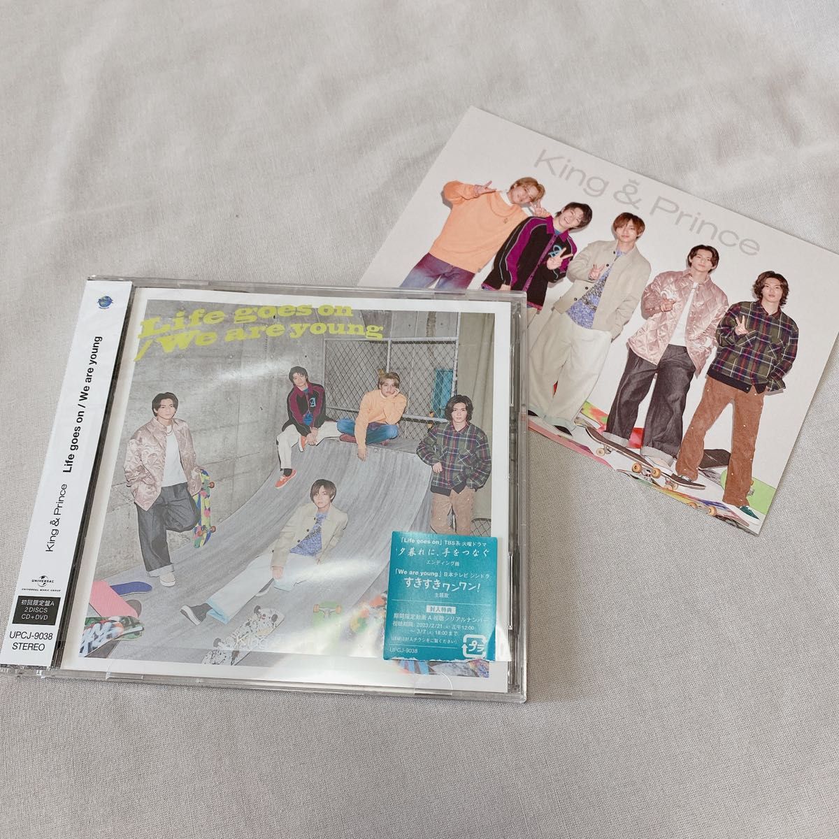 King&Prince Life goes on We are young 初回限定盤A 特典付き フォト