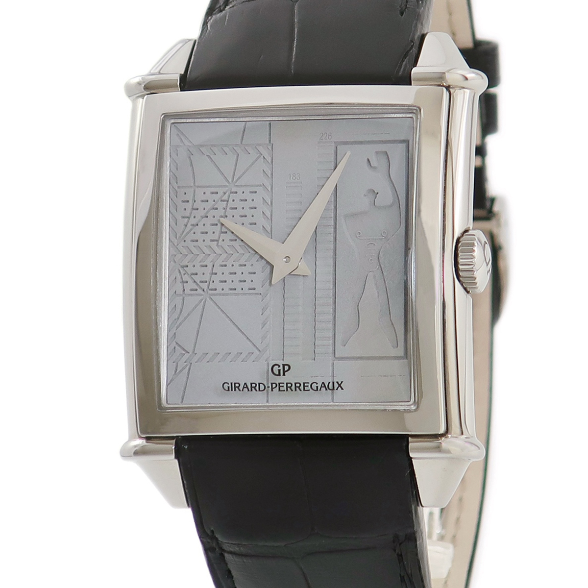 【3年保証】 ジラールペルゴ ヴィンテージ1945 ル コルビュジェ 25880-11-1536BB6A コルビジエ 近代建築 限定 自動巻き メンズ 腕時計