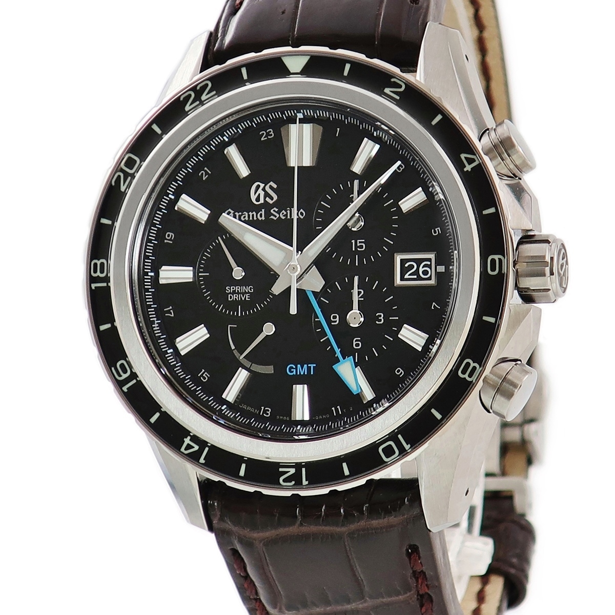 【3年保証】 グランドセイコー エボリューション9コレクション クロノグラフ GMT SBGC251 9R86-0AP0 未使用 黒 自動巻き メンズ 腕時計