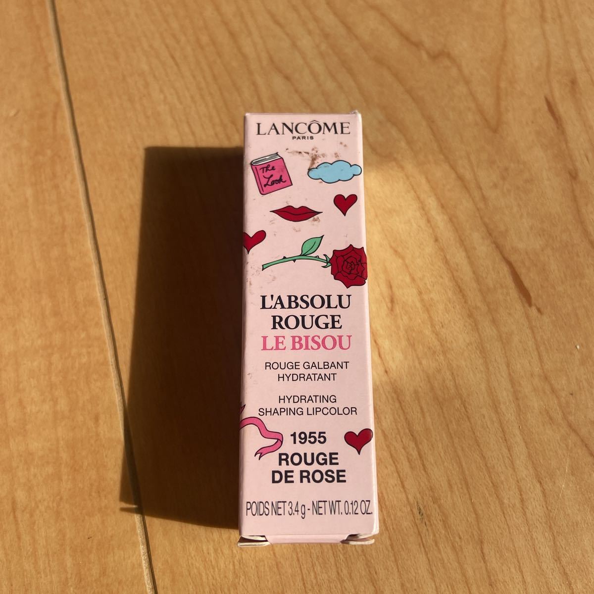  Lancome lap санки . rouge 1955 low judu rose 3.4g LANCOME