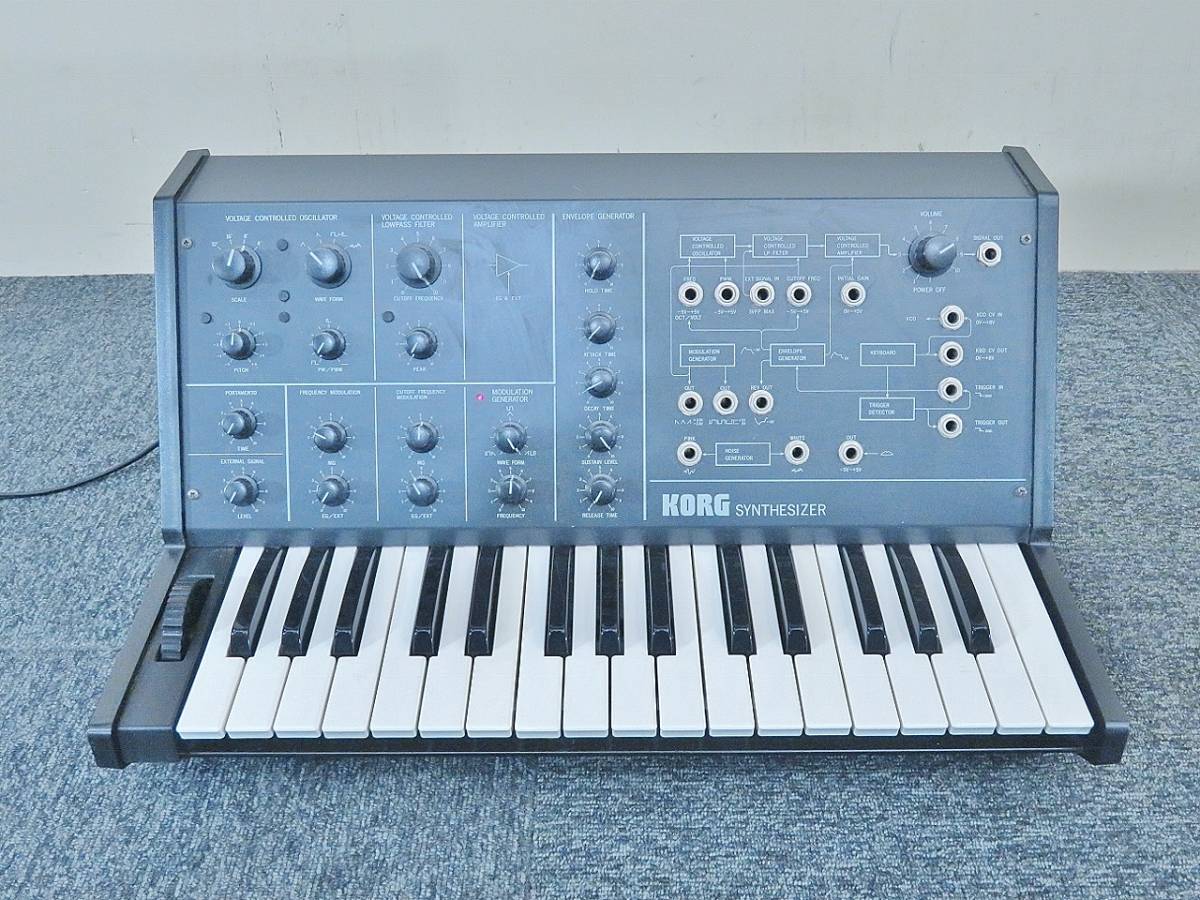 KORG/コルグ MS-10 アナログシンセ (606 取説・ソフトケース付