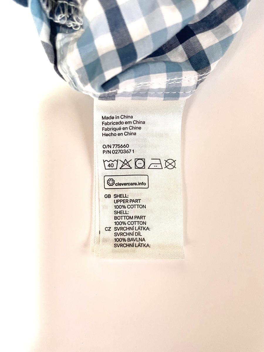 ★再値下げ★ 新品未使用品★ H&M 半袖　シャツ　ロンパース　90