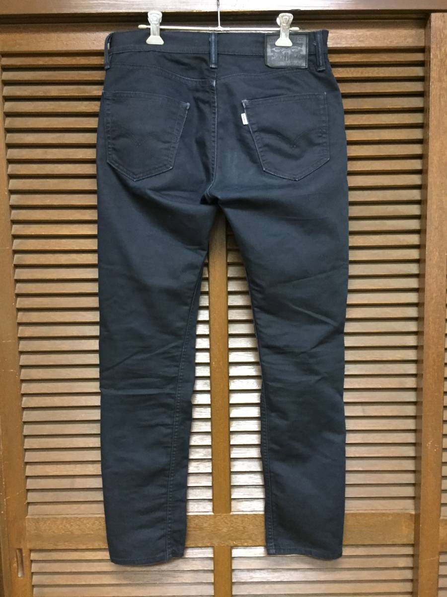 Levi's ５０８ COMMUTER Regular Tapered 黒 ３０×３２ USED 自転車 コミューター_画像2