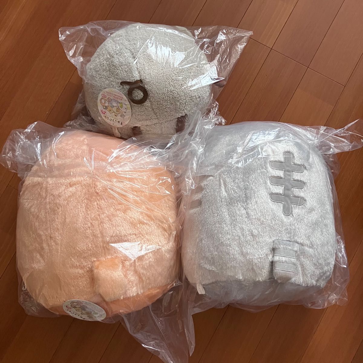 すみっコぐらし タグ付き BIGぬいぐるみ 着ぐるみ ぽかぽかねこびより なかよしぬいぐるみXL シロクマ トカゲ ホコリ