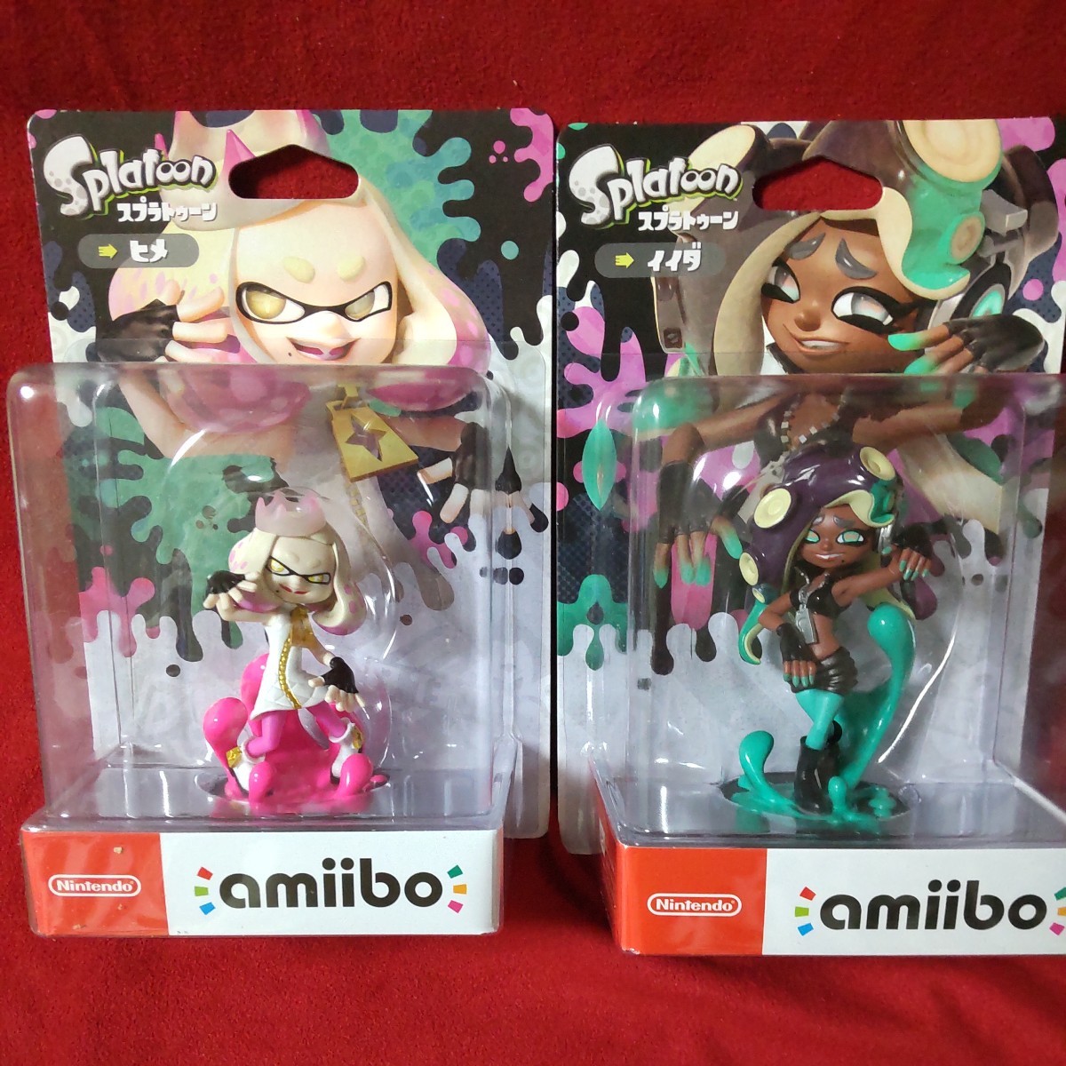 amiibo ヒメ + イイダ スプラトゥーン 任天堂 nintendo　■新品未開封■