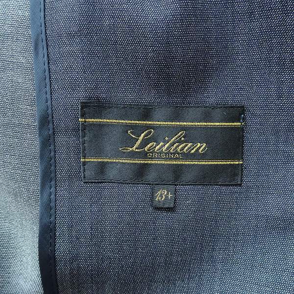 #anc レリアン Leilian ジャケット 13+ 紺系 デニム調 スタッズ 薄手 大きいサイズ レディース [812220]_画像6