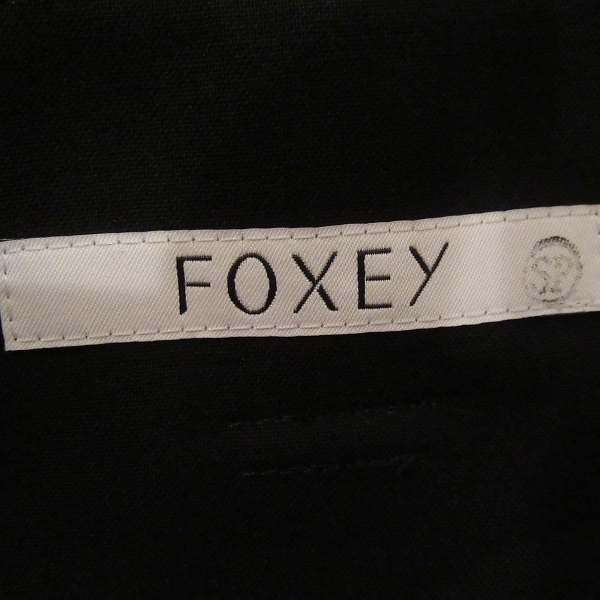 #anc フォクシー FOXEY パンツ 40 黒 シンプル フレア レディース [812263]_画像5