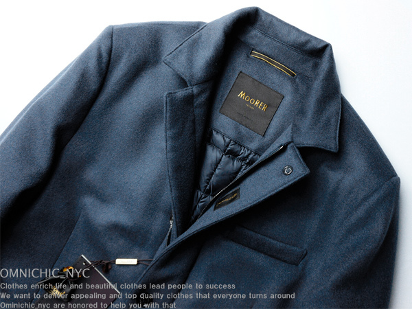 ■新品54万【MOORER】ムーレー紳士の頂点!贅沢極上ロロピアーナ100%カシミア艶感撥水ダウンコート52/MADE IN ITALY/日本サイズXL相当 C452_画像5