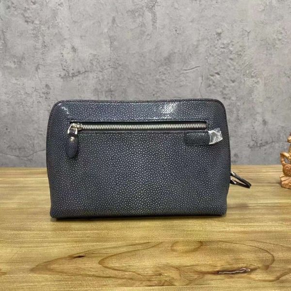  lustre feeling equipped ei leather! stay n gray mobile inserting red eiga Roo car card inserting clutch bag second bag long wallet men's purse pouch 