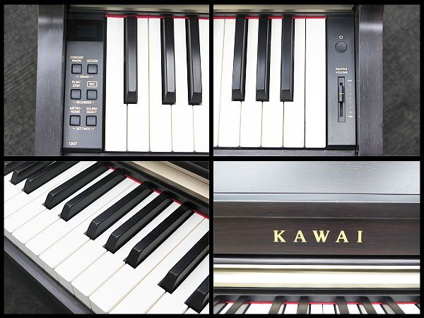 ヤフオク! - ○美品! KAWAI/カワイ デジタルピアノ CN27R