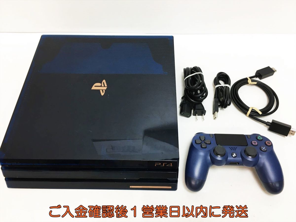 1円】PS4 Pro 本体/コントローラー セット CUH-7100B ブルー 1TB ...