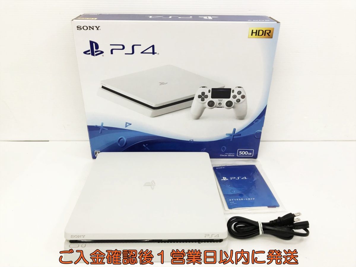 1円】PS4 本体セット500GB ホワイトSONY PlayStation4 CUH-2200A 初期