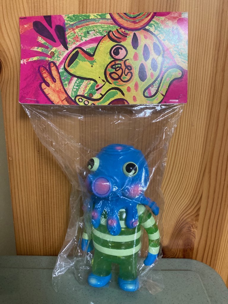 新品 GARGAMEL ガーガメル Bwana Spoons グロービィ ソフビ / ZOLMEN BEMON ゾルメン sofubi ART シークレットベース_画像1