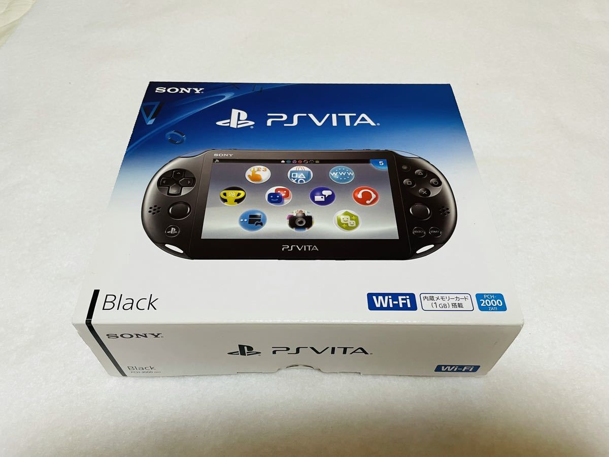 にされる PlayStation Vita - ほぼ新品 PSVita PCH-2000 Wi-Fiモデル