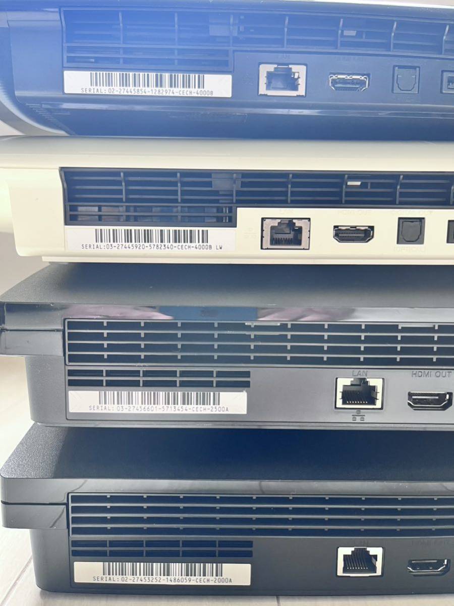全台動作確認済!SONY PS3 本体 薄型 まとめ CECH 8台セット ソニー