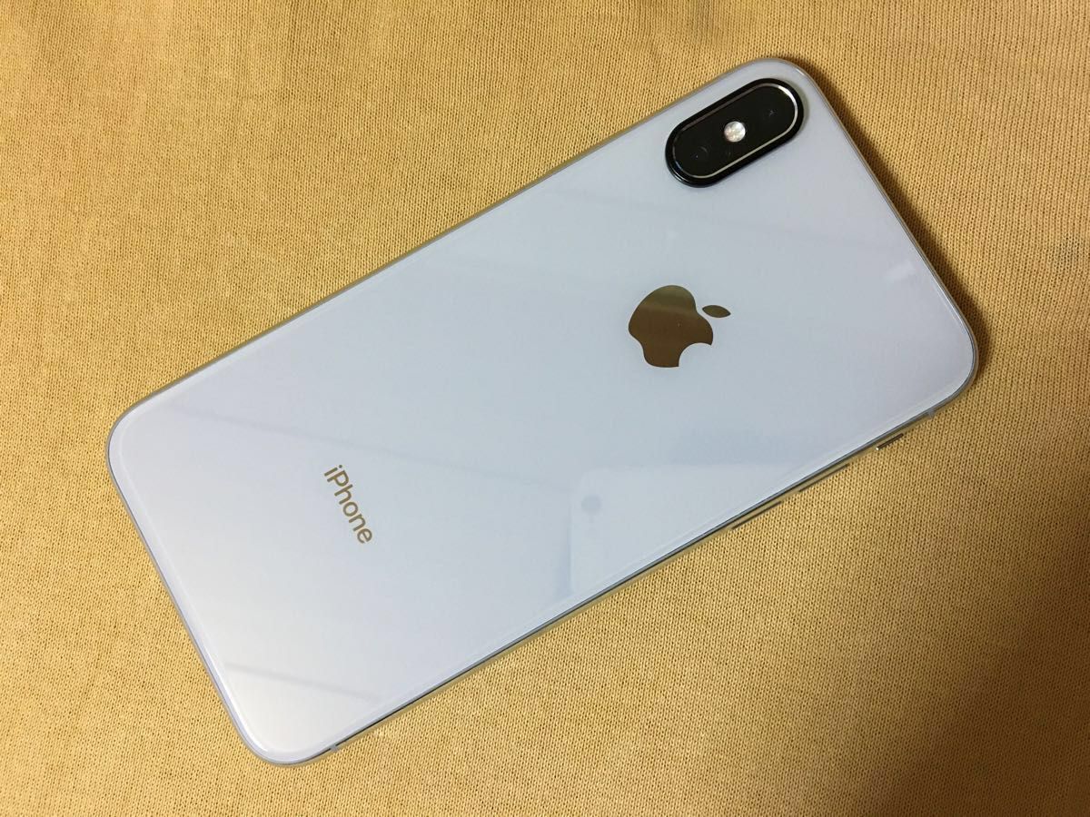 iPhone X 64GB シルバー SIMロックなし アクティベート済|PayPayフリマ