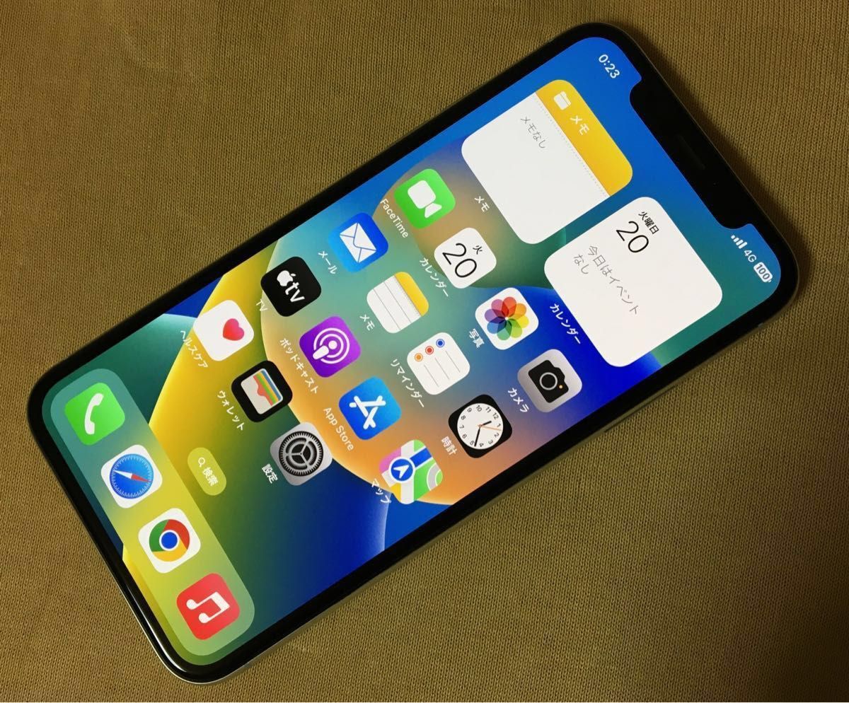 iPhone X 64GB シルバー SIMロックなし アクティベート済|PayPayフリマ